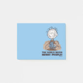 Peanuts | Pigpen De wereld heeft rommelige mensen Post-it® Notes (Voorkant)