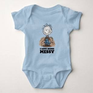 Peanuts Pigpen De wereld heeft rommelige mensen Romper