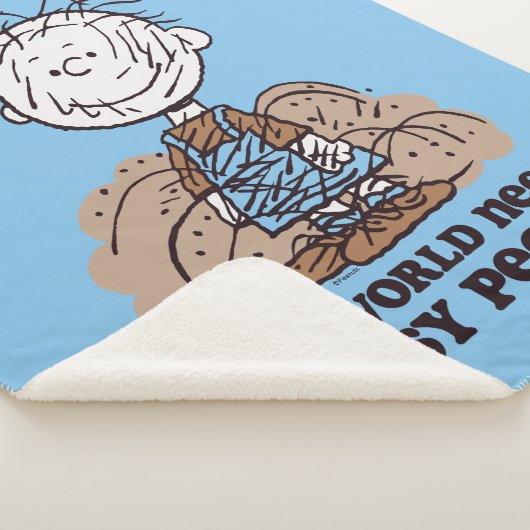 Peanuts | Pigpen De wereld heeft rommelige mensen  Sherpa Deken (3/4)