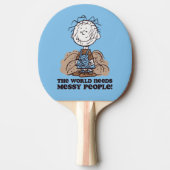 Peanuts | Pigpen De wereld heeft rommelige mensen  Tafeltennisbatje (Voorkant)