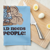 Peanuts | Pigpen De wereld heeft rommelige mensen Theedoek (Quarter Fold)