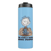 Peanuts | Pigpen De wereld heeft rommelige mensen  Thermosbeker (Voorkant)