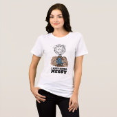 Peanuts | Pigpen De wereld heeft rommelige mensen  Tri-Blend Shirt (Voorkant volledig)