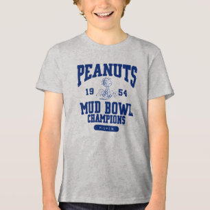 Peanuts   Pigpen Mud Bowl Champions 1954 Tri-Blend Shirt