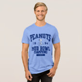 Peanuts | Pigpen Mud Bowl Champions 1954 Tri-Blend Shirt (Voorkant volledig)