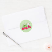 Peanuts | Prettig Kerstmis Ronde Sticker (Envelop)
