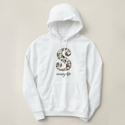 Peanuts | S is voor Snoopy Hoodie (Design voorkant)