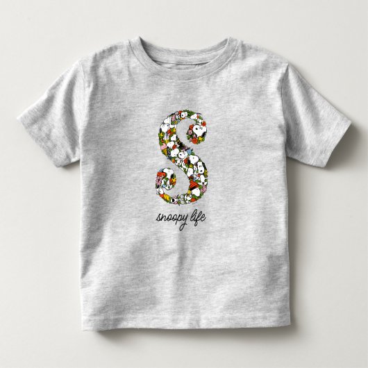 Peanuts | S is voor Snoopy Kinder Shirts (Voorkant)