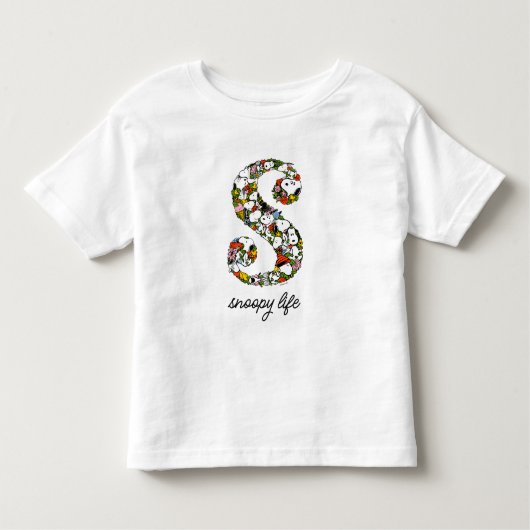 Peanuts | S is voor Snoopy Kinder Shirts (Voorkant)
