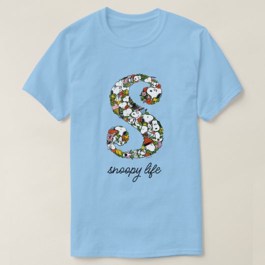 Peanuts | S is voor Snoopy T-shirt (Design voorkant)