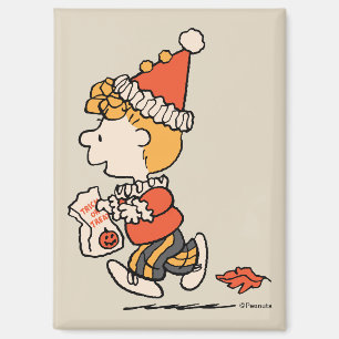 Peanuts Sally Clown Kostuum Halloween Magneet