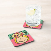 Peanuts | Sally half & half bloemen Bier Onderzetter (Rechterzijde)