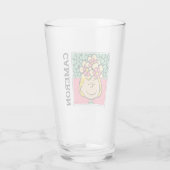 Peanuts | Sally half & half bloemen Glas (Achterkant)