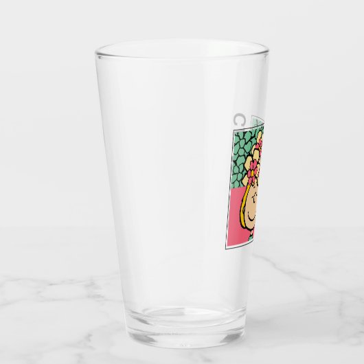 Peanuts | Sally half & half bloemen Glas (Rechts)