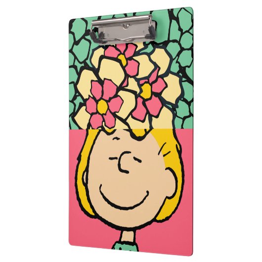 Peanuts | Sally half & half bloemen Klembord (Links)