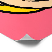 Peanuts | Sally half & half bloemen Poster (Hoek)