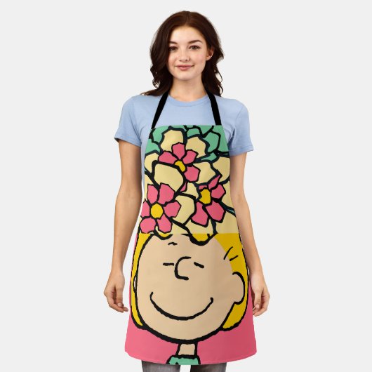 Peanuts | Sally half & half bloemen Schort (Gedragen)