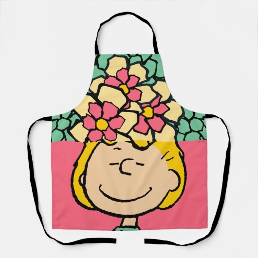 Peanuts | Sally half & half bloemen Schort (Voorkant)