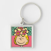 Peanuts | Sally half & half bloemen Sleutelhanger (Voorkant)