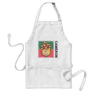 Peanuts Sally half & half bloemen Standaard Schort