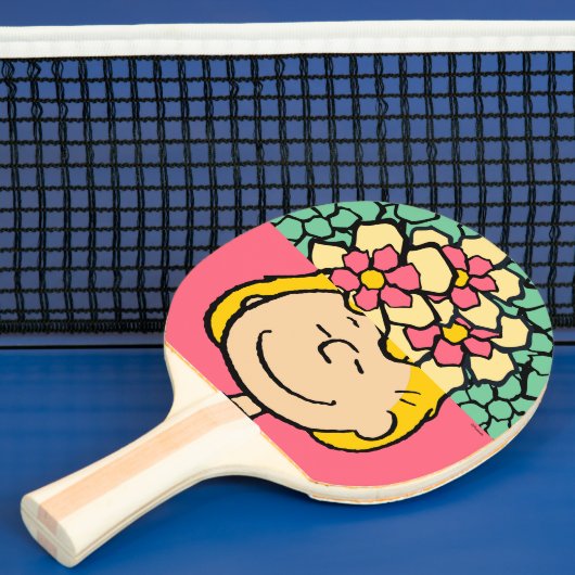 Peanuts | Sally half & half bloemen Tafeltennisbatje (Insitu)