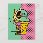 Peanuts | Sally Ice Cream Half & Half Briefkaart (Voorkant)