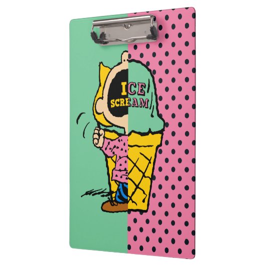 Peanuts | Sally Ice Cream Half & Half Klembord (Links)