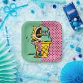 Peanuts | Sally Ice Cream Half & Half Papieren Bordje (Feest)