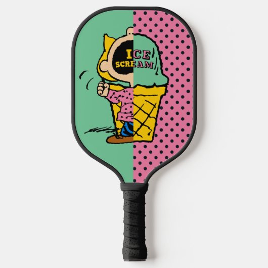 Peanuts | Sally Ice Cream Half & Half Pickleball Paddle (Voorkant)