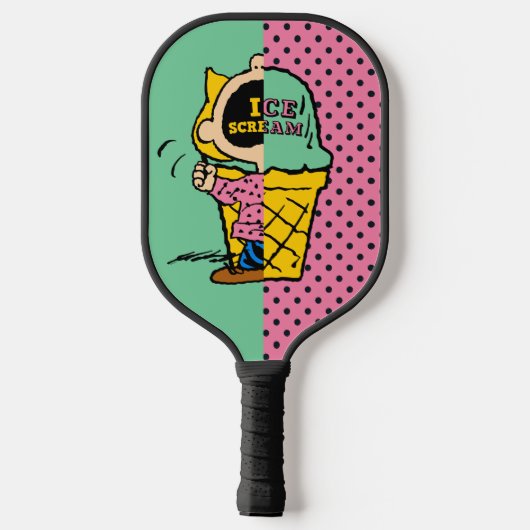 Peanuts | Sally Ice Cream Half & Half Pickleball Paddle (Achterkant)