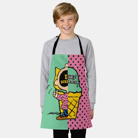 Peanuts | Sally Ice Cream Half & Half Schort (Gedragen)