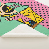 Peanuts | Sally Ice Cream Half & Half Sherpa Deken (3/4)
