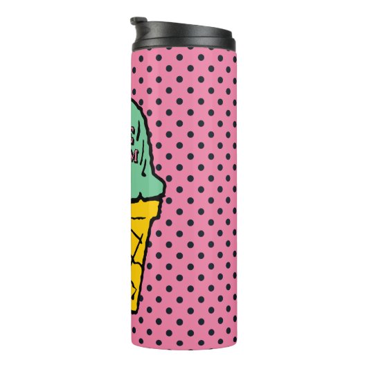 Peanuts | Sally Ice Cream Half & Half Thermosbeker (Geroteerd rechts)