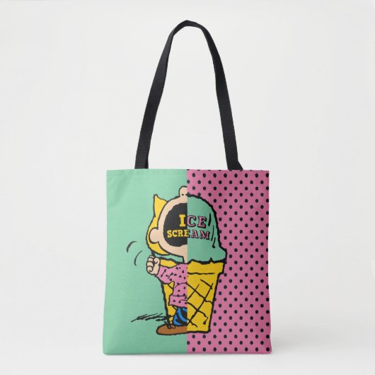 Peanuts | Sally Ice Cream Half & Half Tote Bag (Voorkant)