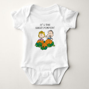 Peanuts Sally & Linus in het pompoenveld Romper