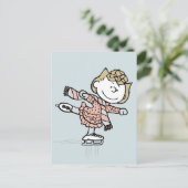 Peanuts | Sally on Ice Briefkaart (Staand voorkant)