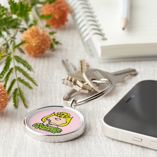 Peanuts | Sally Thinking Sleutelhanger (Zijkant)