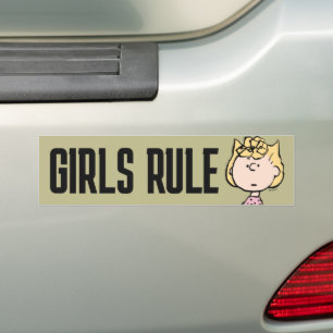 Peanuts   Sally's Faces Bumpersticker