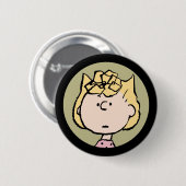 Peanuts | Sally's Faces Ronde Button 5,7 Cm (Voorkant /achterkant)