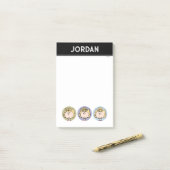 Peanuts | Sally's Gezichten Post-it® Notes (Op bureau)