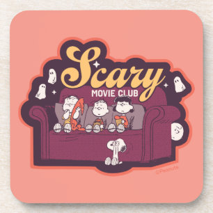 Peanuts Scary Movie Club Halloween Bank Bier Onderzetter