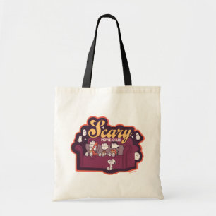 Peanuts Scary Movie Club Halloween Bank Tote Bag