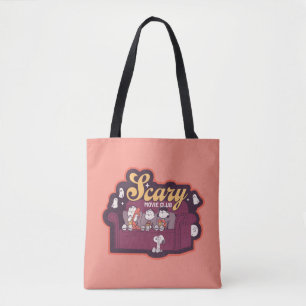 Peanuts Scary Movie Club Halloween Bank Tote Bag