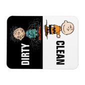 Peanuts | Schone & Vuil Servies Magneet (Horizontaal)