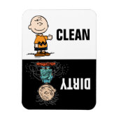 Peanuts | Schone & Vuil Servies Magneet (Verticaal)