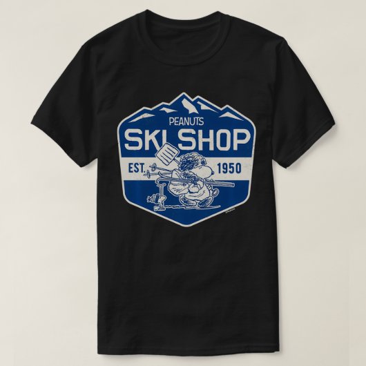 Peanuts Ski Shop 1950 T-shirt (Design voorkant)