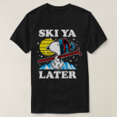 Peanuts Ski Ya Later T-shirt (Design voorkant)