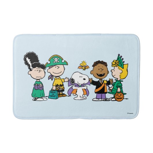 Peanuts Snoep Crew Halloween Bende Badmat (Voorkant)