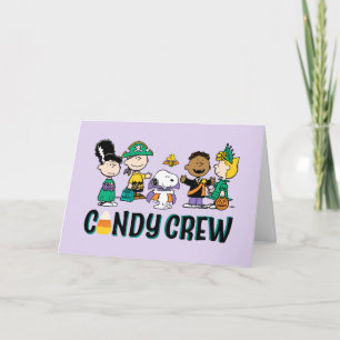 Peanuts Snoep Crew Halloween Bende Kaart