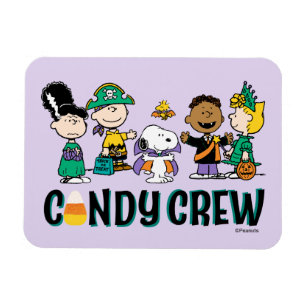 Peanuts Snoep Crew Halloween Bende Magneet